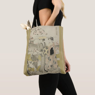 Bolsa Tote Visitando o Templo de Kiyomizu