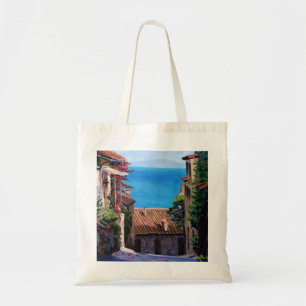 Bolsa Tote Vista da Rua Costeira da Toscana