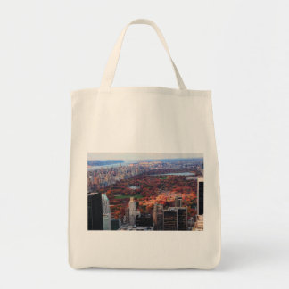 Bolsa Tote Vista de cima: outono no Central Park 01