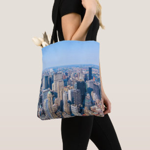 Bolsa Tote Vista De Construção De Fotografias No Skyline Da