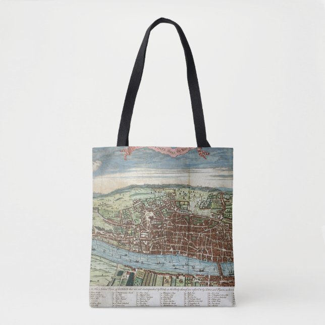 Bolsa Tote Vista de Londres, c.1560 (Frente)