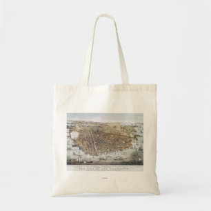 Bolsa Tote Vista de San Francisco, 1878