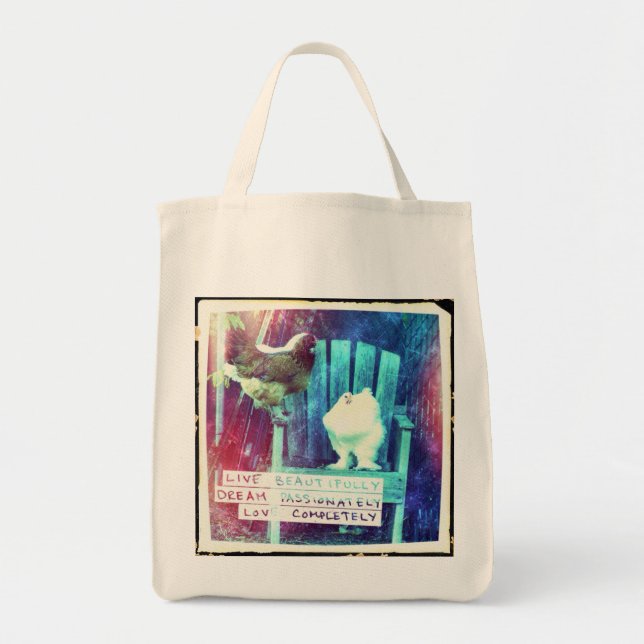 Bolsa Tote Viva belamente (Frente)