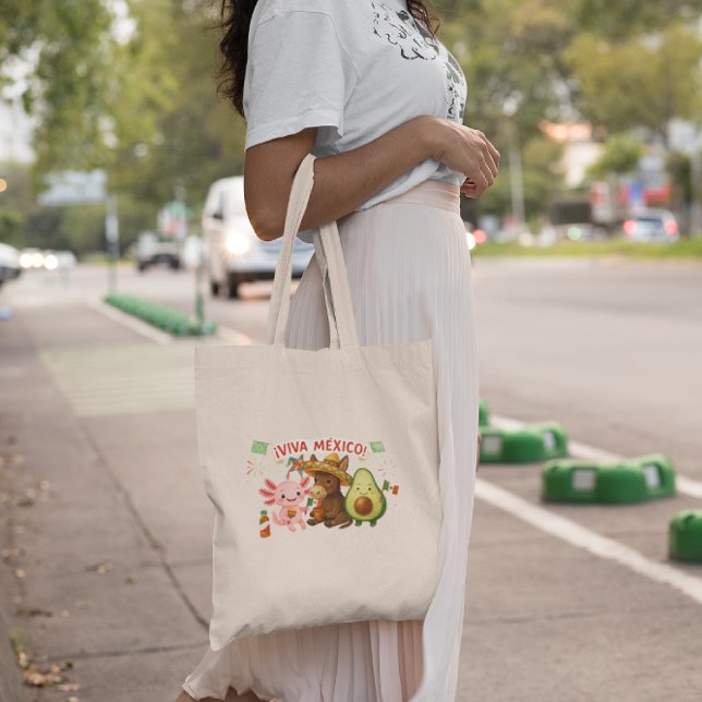 Bolsa Tote Viva México! Cultura Custa (Criador carregado)