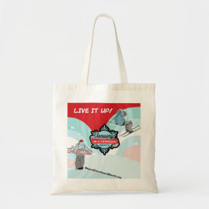 Bolsa Tote Vive acima deste inverno