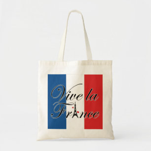 Bolsa Tote Vive la France Typografia