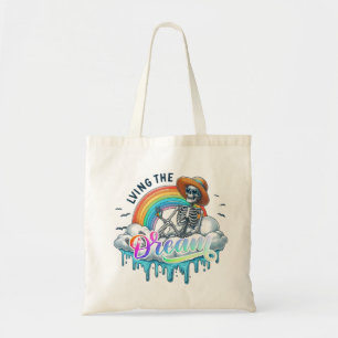 Bolsa Tote Vivendo O Sonho - Esqueleto