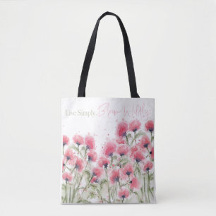 Bolsa Tote Viver Simplesmente. Bloom Wilely