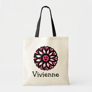 Bolsa Tote Vivienne Happy Flower Personalizada Tote Bag