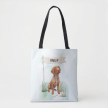 Vizsla Aquarela Cachorro Personalizado