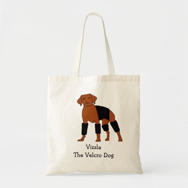 Bolsa Tote Vizsla o cão de Velcro (Frente)