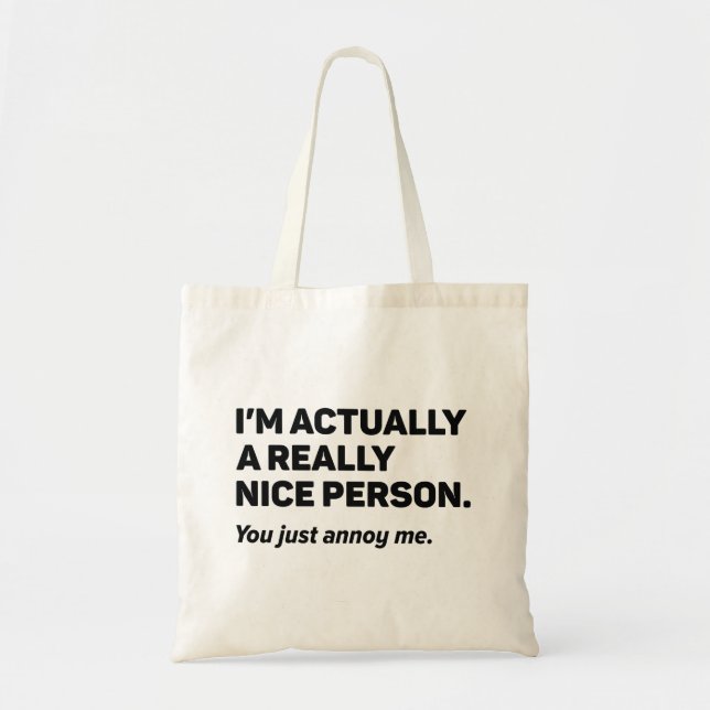 Bolsa Tote Você Apenas Me Enfureceu (Frente)