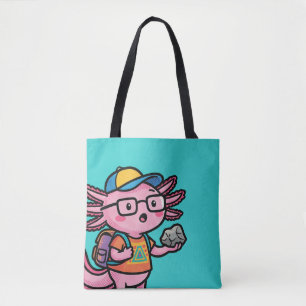 Bolsa Tote Você certamente axolotl perguntas Meme Sarcástico 