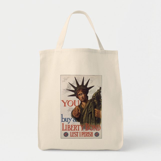 Bolsa Tote Você comprar uma Liberty Bond para que eu perca (Frente)