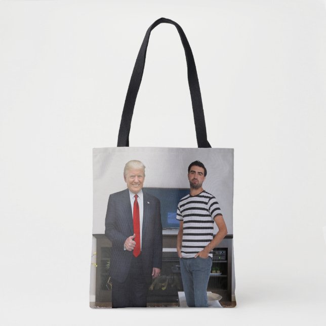 Bolsa Tote Você Conheceu o Presidente Donald Trump | Adicione (Frente)