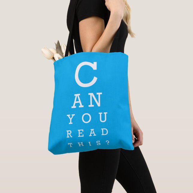 Bolsa Tote Você consegue ler isto? (Close Up)