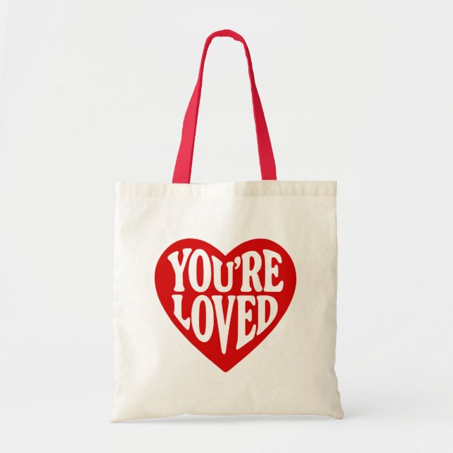 Bolsa Tote Você é Amado (Frente)