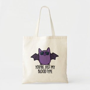 Bolsa Tote Você é apenas meu tipo de sangue Engraçado Bat