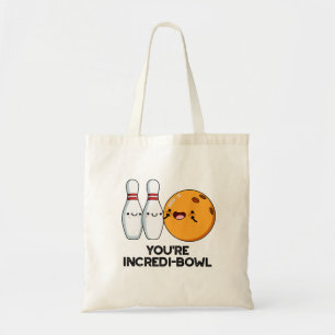 Bolsa Tote Você é Incredi-Bowl, Boliche Engraçado.