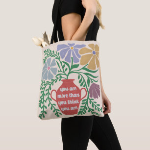 Bolsa Tote Você É Mais Do Que Acha Que É