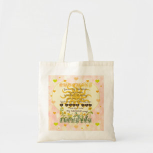 Bolsa Tote Você é meu design do coração da luz do sol