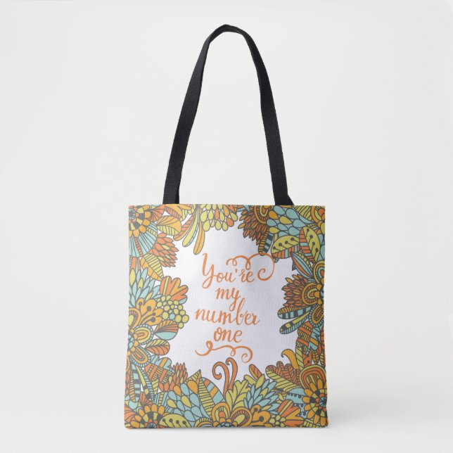 Bolsa Tote Você é meu número um (Frente)