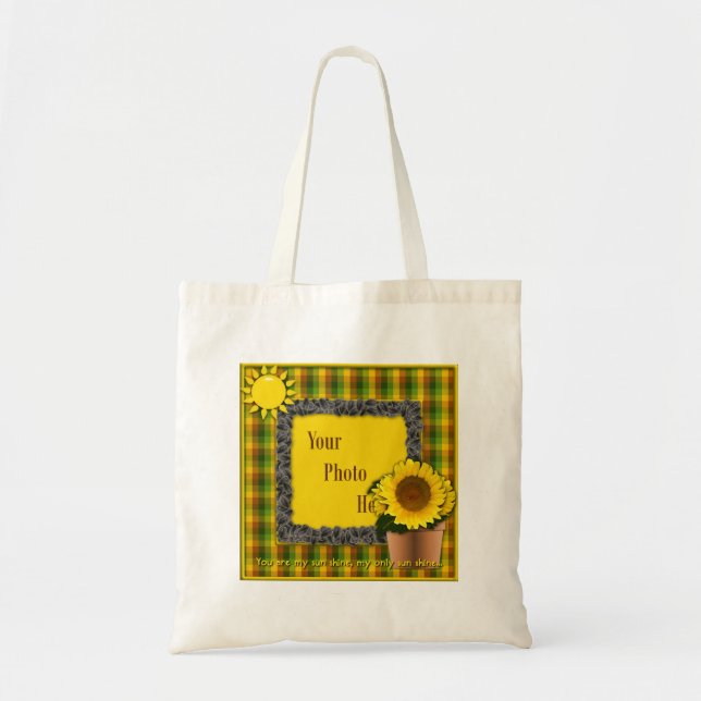 Bolsa Tote Você É Meu Saco De Girassol (Frente)