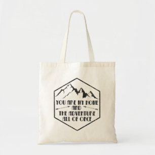 Bolsa Tote Você é minha casa e a aventura de uma vez