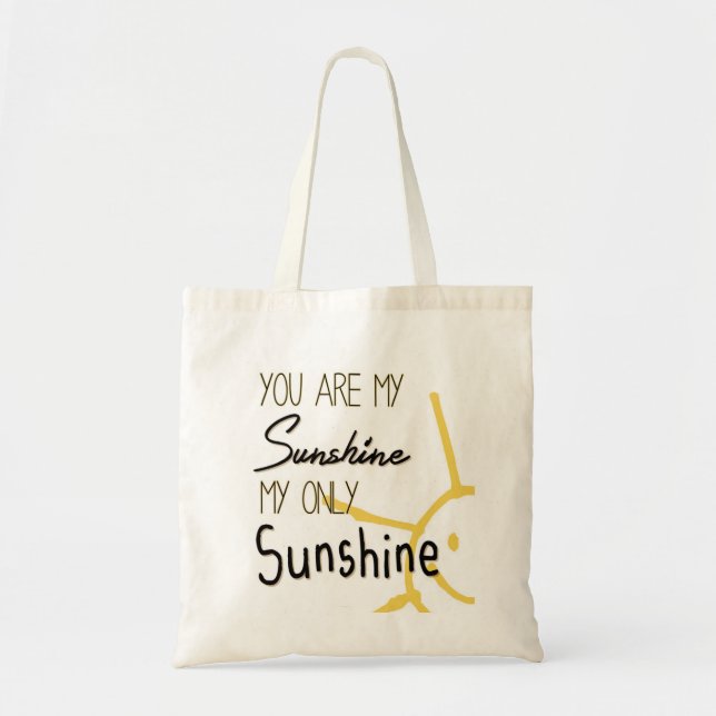 Bolsa Tote Você é minha luz do sol (Frente)