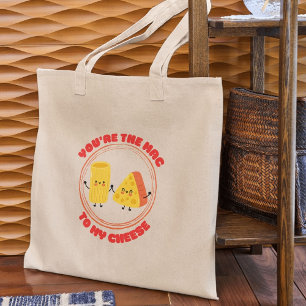 Bolsa Tote Você é o Mac para o meu queijo - Comida de confort