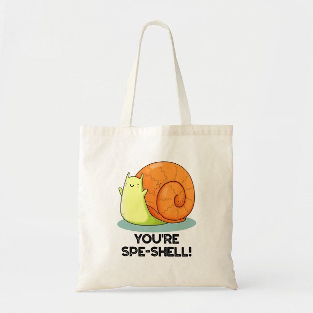 Bolsa Tote Você é o Spe-shell Engraçado. (Frente)