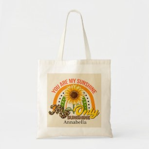 Bolsa Tote você é sunshine sentimentos add name