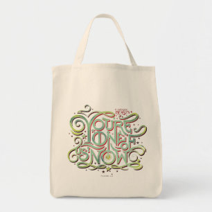 Bolsa Tote Você é um de nós, agora, com uma imagem verde