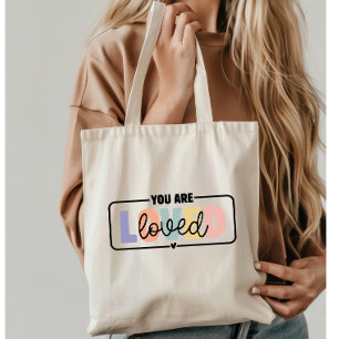 Bolsa Tote Você é uma citação de saúde mental adorada