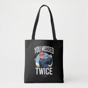 Bolsa Tote Você Errou Duas Vezes Golfe 2024 Voto Trump Errou 