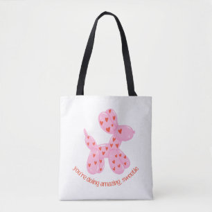 Bolsa Tote Você Está Fazendo Incrível Design de Citação Sweet