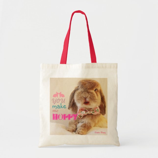 Bolsa Tote Você faz-me hoppy (Frente)