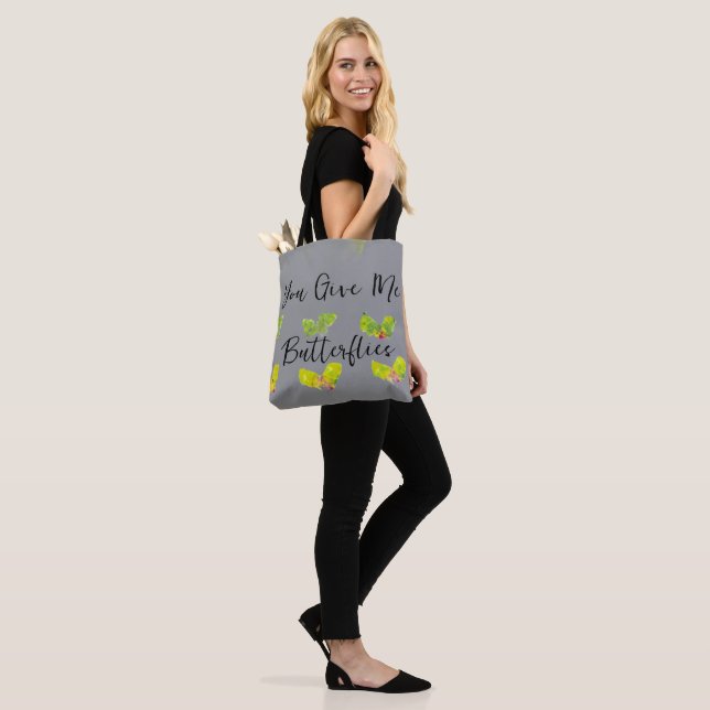 Bolsa Tote Você Me Dá Borboletas (No(a) Modelo)