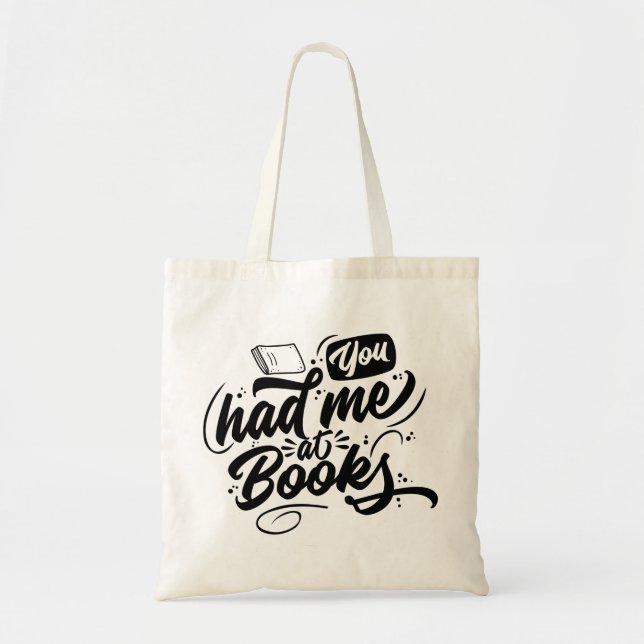 Bolsa Tote Você Me Teve Nos Livros (Frente)