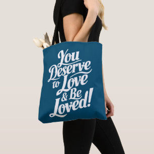 Bolsa Tote Você merece ser amado