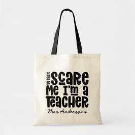 Bolsa Tote Você não pode me assustar com o presente da tipogr