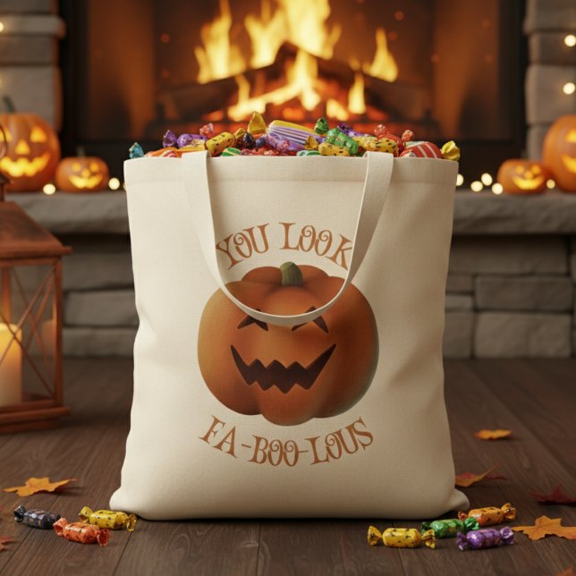 Bolsa Tote Você parece FaBooLous Halloween (You Look FaBooLous Halloween Tote Bag)