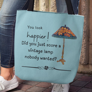 Bolsa Tote Você parece mais feliz! Acabou de passar por uma l