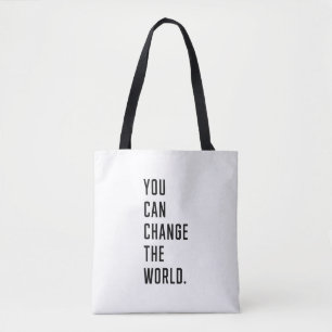 Bolsa Tote Você pode mudar o mundo
