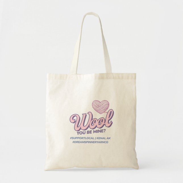 Bolsa Tote Você será minha lã? (Frente)