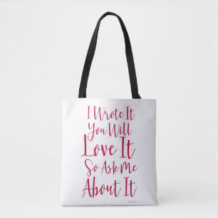 Bolsa Tote Você Vai Adorar Este Slogan Do Autor Do Livro