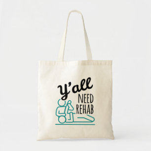 Bolsa Tote Vocês todos precisam de terapia física engraçad