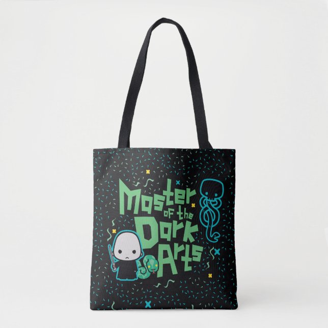 Bolsa Tote Voldemort de Cartoon - Mestre das Artes Negras (Frente)