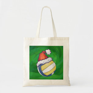 Bolsa Tote Voleibol com chapéu de Natal