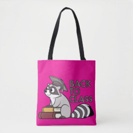 Bolsa Tote Voltar para Design Raccoon Classe 2025